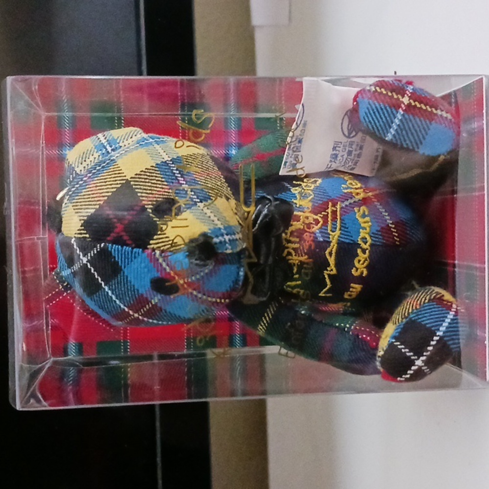 MAC Cosmetics x GUND "Sir Teddy" Teddy Bear Holiday Ornament (RARE)